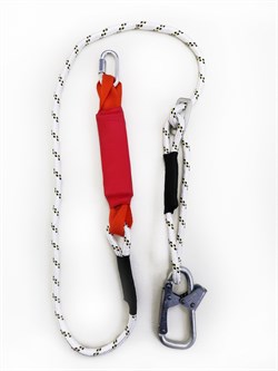 Строп аВеррег+Кс (веревка) регулируемый с амортизатором 1 монт.кар.+1 соед.кар. - фото 16560268