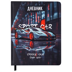 Дневник 1-11 класс 48 л., обложка кожзам (твердая с поролоном), 3D-элемент, BRAUBERG, "Авто", 107219 - фото 16561835