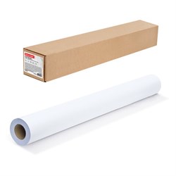 Бумага широкоформатная рулон для плоттера, 914 мм х 30 м х втулка 50,8 мм, 120 г/м2, белизна CIE 146%, BRAUBERG, 110622 - фото 16561860