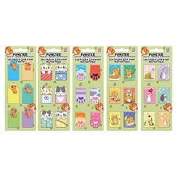 Закладки для книг МАГНИТНЫЕ, "АССОРТИ 5 ДИЗАЙНОВ ЗВЕРЯТА", 6 штук, 35x25 мм, FUNSTER (ФАНСТЕР), 116651 - фото 16562060