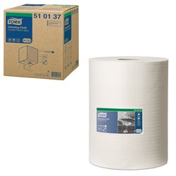 Протирочный нетканый материал TORK (Система W1, W2, W3) Premium, 400 листов в рулоне, 32х38 см, 510137 - фото 16562136