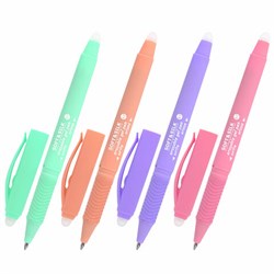 Ручка стираемая гелевая с грипом BRAUBERG "SOFT&SILK PASTEL", СИНЯЯ, корпус ассорти, узел 0,7 мм, 143934 - фото 16562312