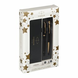 Набор PARKER "Urban Black GT": шариковая ручка синяя и перьевая ручка синяя, 2093381 - фото 16562353