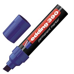 Маркер перманентный (нестираемый) EDDING 390, СИНИЙ, скошенный наконечник, 4-12 мм, E-390/3 - фото 16562383