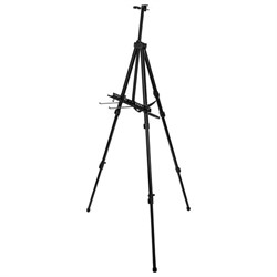 Мольберт-тренога металлический переносной, телескопический, 140х201х103 см, чехол, BRAUBERG ART, 192267 - фото 16562711