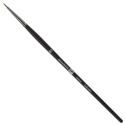 Кисть художественная проф. BRAUBERG ART CLASSIC, колонок, круглая, № 00, короткая ручка, 200928 - фото 16562799