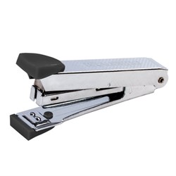 Степлер №10 металлический BRAUBERG "Classic-M", до 15 листов, с антистеплером, черный, 227626 - фото 16563027