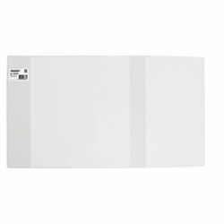 Обложка ПВХ со штрихкодом для учебников и тетрадей А4, контурных карт БОЛЬШОГО ФОРМАТА, СУПЕРПЛОТНАЯ, 180 мкм, 300х580 мм, ПИФАГОР, 229338 - фото 16563110