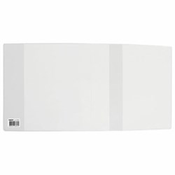 Обложка ПП со штрихкодом для рабочих тетрадей и прописей, 70 мкм, 220х460 мм, универсальная, прозрачная, ПИФАГОР, 229345 - фото 16563112