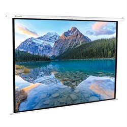 Экран проекционный настенный (180x240 см), матовый, электропривод, 4:3, BRAUBERG MOTO, 236734 - фото 16563288