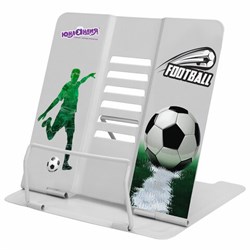 Подставка для книг и учебников ЮНЛАНДИЯ "Play Football", регулируемый наклон, металлическая, 237574 - фото 16563367
