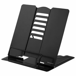 Подставка для книг и учебников BRAUBERG, Black, регулируемый наклон, металл, 238057 - фото 16563397