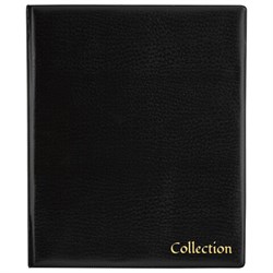 Альбом нумизмата без листов "OPTIMA", 230х270 мм, на кольцах, ПВХ, черный, STAFF, 238076 - фото 16563401