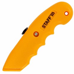 Нож универсальный мощный STAFF PRO, автофиксатор с 3 положениями, ABS-пластик, 238733 - фото 16563458