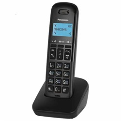 Радиотелефон PANASONIC KX-TGB610RUB, память 50 номеров, АОН, повтор, часы/будильник, чёрный - фото 16563547