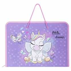 Папка для труда на молнии с ручками ПИФАГОР А4, 1 отделение, пластик, органайзер, "Sweet Dreamer", 271471 - фото 16563617