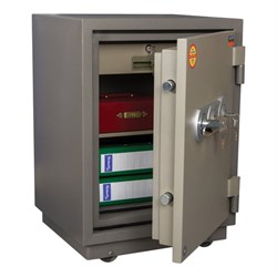 Сейф огнестойкий VALBERG "FRS-66T KL", 672х485х430 мм, 79 кг, 2 ключевых замка, трейзер, крепление к полу - фото 16564155