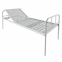 Кровать медицинская HILFE "MB111" 840х2084х906 мм, с углом наклона, ложе реечное, цвет белый, S26599100103 - фото 16564313