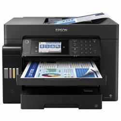 МФУ струйное EPSON L15160 "4 в 1" А3+, 25 стр./мин, 4800х2400, ДУПЛЕКС, АПД, сетевая карта, Wi-Fi, СНПЧ, C11CH71404 - фото 16564479