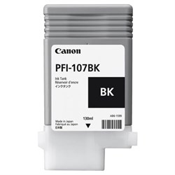 Картридж струйный CANON (PFI-107BK) PF680/685/780/785, черный, оригинальный, 130 мл, 6705B001 - фото 16564741