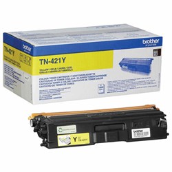 Картридж лазерный BROTHER (TN421Y) HLL8260CDW/DCPL8410CDW/MFCL8690CDW, желтый, оригинальный, ресурс 1800 страниц - фото 16565194