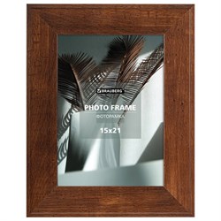 Рамка 15х21 см небьющаяся, багет 40 мм, МДФ, BRAUBERG "Cardinal", цвет красное дерево, 391252 - фото 16565643