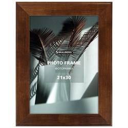 Рамка 21х30 см небьющаяся, багет 40 мм, МДФ, BRAUBERG "Cardinal", цвет красное дерево, 391253 - фото 16565644
