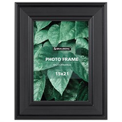 Рамка 15х21 см небьющаяся, багет 47 мм, пластик, BRAUBERG "Albert", черная, 391263 - фото 16565651