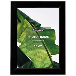 Рамка 15х21 см небьющаяся, багет 20 мм, МДФ, BRAUBERG "William", черная, 391267 - фото 16565654