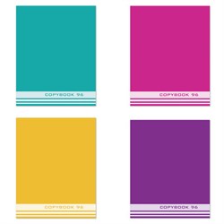 Тетрадь А5, 96 л., STAFF, скоба, клетка, офсет №2 ЭКОНОМ, обложка картон, ОДНОТОННАЯ, 402324 - фото 16565692