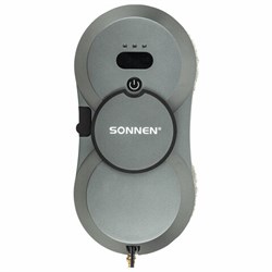 Робот-мойщик окон с автораспылением SONNEN Tech RWC-123 SPRAY, датчик от падения, 26 салфеток, пульт ДУ, 456236 - фото 16565928