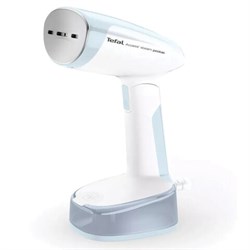 Отпариватель ручной TEFAL DT3041E1, 1300 Вт, пар 20 г/мин, резервуар 0.12 л, 1 режим, белый/голубой, 1830008776 - фото 16565964