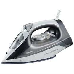 Утюг SCARLETT SC–SI30K66, 3000 Вт, керамическое покрытие, паровой удар, антинакипь, самоочистка, серый, SC-SI30K66 - фото 16566117
