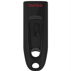Флеш-диск 128 GB, SANDISK Cruzer Ultra, USB 3.0, черный, SDCZ48-128G-U46 - фото 16566273
