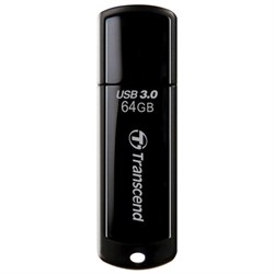 Флеш-диск 64 GB TRANSCEND Jetflash 700 USB 3.0, черный, TS64GJF700 - фото 16566296