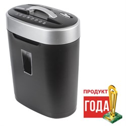 Уничтожитель (шредер) BRAUBERG S8, 4 уровень секретности, фрагменты 4х18 мм, 8 листов, корзина 16 литров, CD, 530962 - фото 16566470