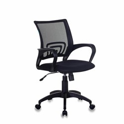 Кресло CH-695N/BLACK, с подлокотниками, сетка, черное - фото 16566562