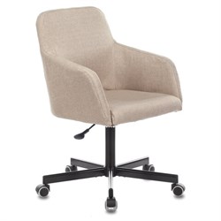 Кресло CH-380M, пятилучие металлическое, ткань, бежевое, 1430564 - фото 16566668