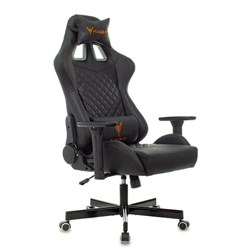 Кресло компьютерное Knight ARMOR, 2 подушки, экокожа премиум, черное, 1628888 - фото 16566684