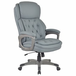 Кресло BRABIX PREMIUM "Regal EX-557", НАГРУЗКА до 150 кг, пружинный блок, экокожа, серое, 532946 - фото 16566739