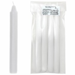 Свечи хозяйственные, комплект 4 шт., диаметр 16 мм, высота 165 мм - фото 16566815
