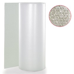 Пленка воздушно-пузырчатая 2-слойная, ширина 1,2 м, длина 100 м, плотность 75 г/м2 - фото 16567052