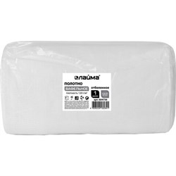 Полотно ВАФЕЛЬНОЕ отбеленное, рулон 0,8х50 м, плотность 120 (±10) г/м2, LAIMA, 604756, ГС - фото 16567218