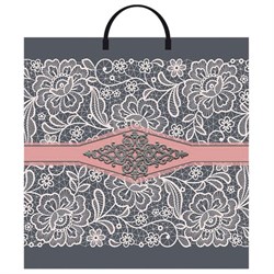 Пакет с пластиковой ручкой ПВД, 36х37 см, "Ницца", 100 мкм, н00100663 - фото 16567267