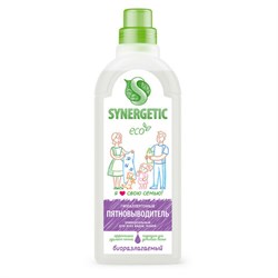 Средство для удаления пятен 1 л SYNERGETIC, универсальное, гипоаллергенное, ЭКО, 121100 - фото 16567356