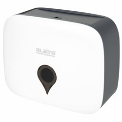 Диспенсер для полотенец ULTRA LAIMA PROFESSIONAL (Система H2), Z-сложения, малый, белый, ABS-пластик, 606833 - фото 16567363