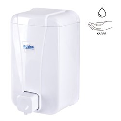 Дозатор для жидкого мыла LAIMA PROFESSIONAL LSA, НАЛИВНОЙ, объем 1 л, цвет белый, 607995, 3430-0 - фото 16567424