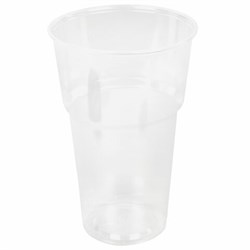Стакан одноразовый 500 мл, КОМПЛЕКТ 50 шт., прозрачный, полипропилен (ПП), БЮДЖЕТ, LAIMA, 608022, ЮПОС2115 - фото 16567436
