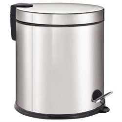 Ведро мусорное с педалью 20 литров "Classic Plus", ЗЕРКАЛЬНОЕ, нержавеющая сталь, со съемным внутренним ведром, LAIMA, ТУРЦИЯ, 608114 - фото 16567450