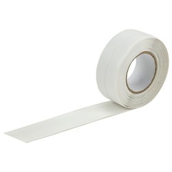 Клейкая лента бордюрная для ванны и кухни 38 мм х 3,35 м, белая, акриловая основа, LAIMA, 608772 - фото 16567553